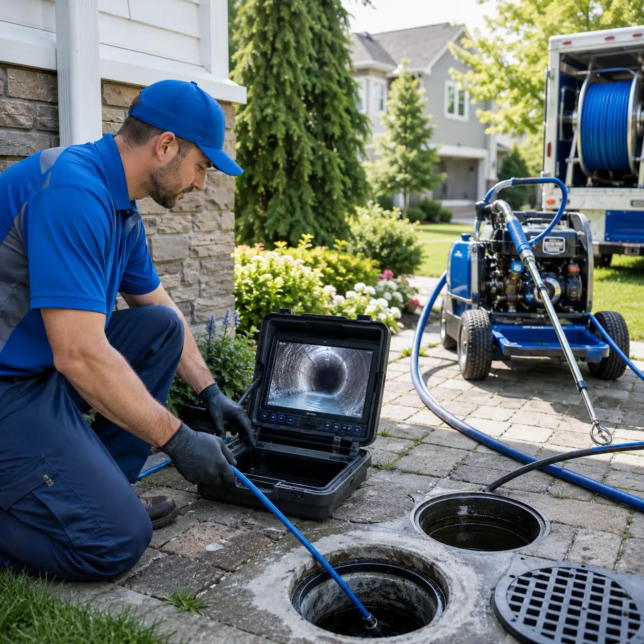 Outdoor drain cleaning professionals serving King Ferry, NY